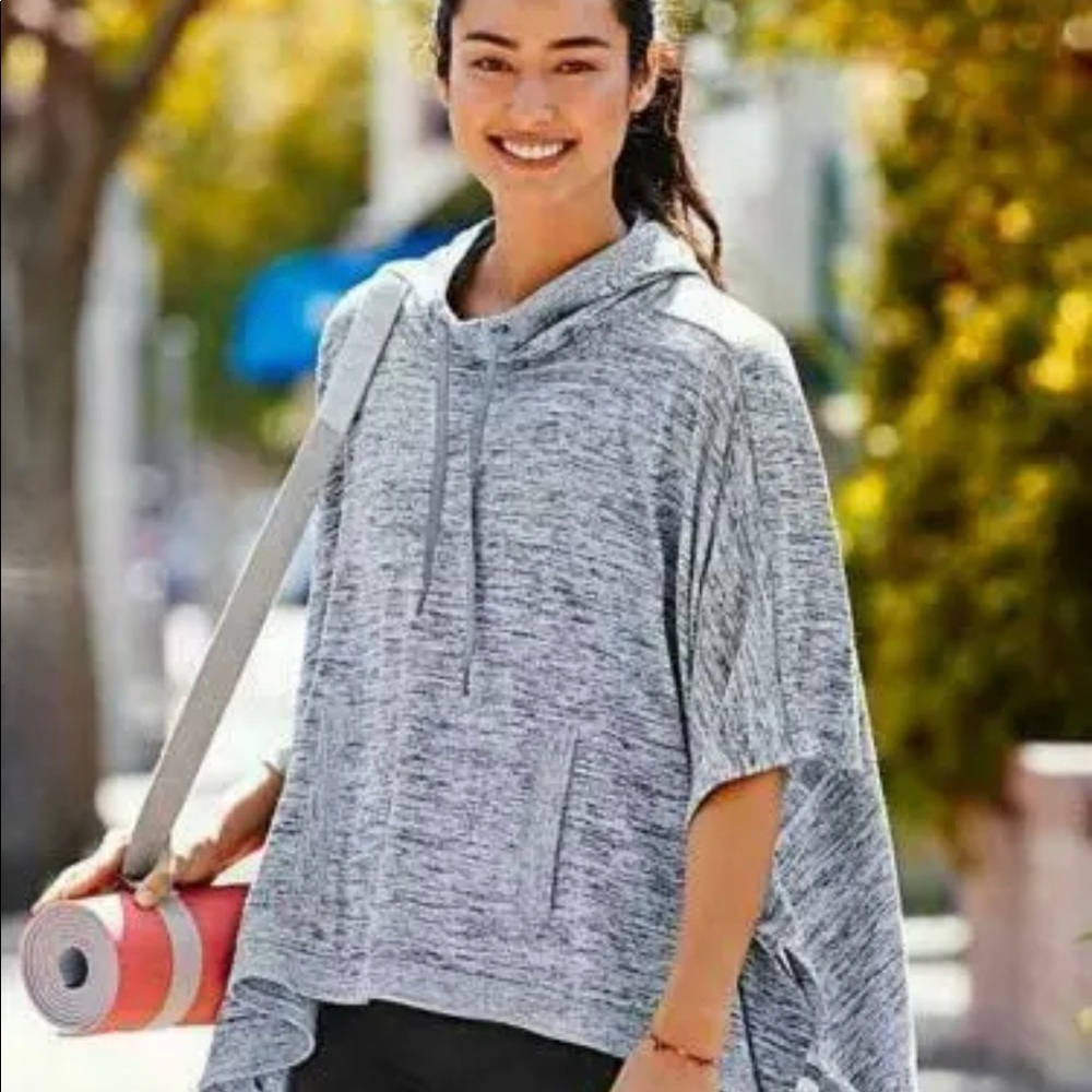 Athleta Blissful Pullover Hoodie Size Small Zipper